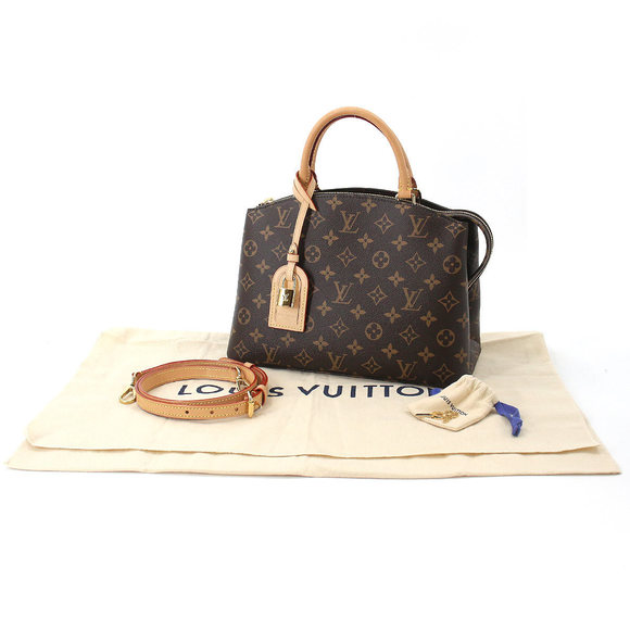 Louis Vuitton Monogram Petit Palais PM Shoulder Bag Brown - Picture 8 of 9